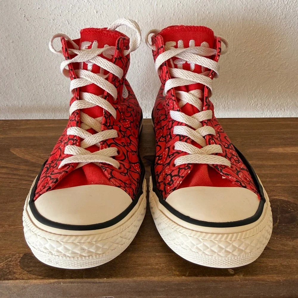 Converse Chuck Taylor Hello Kitty Hi Top Sneakers Youth 2Y (Womens 3.5, READ)